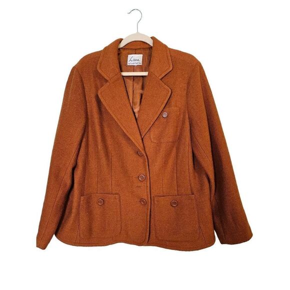 Linea by Louis Dell'Olio rust colored vintage coat. Size XL. - Picture 1 of 6